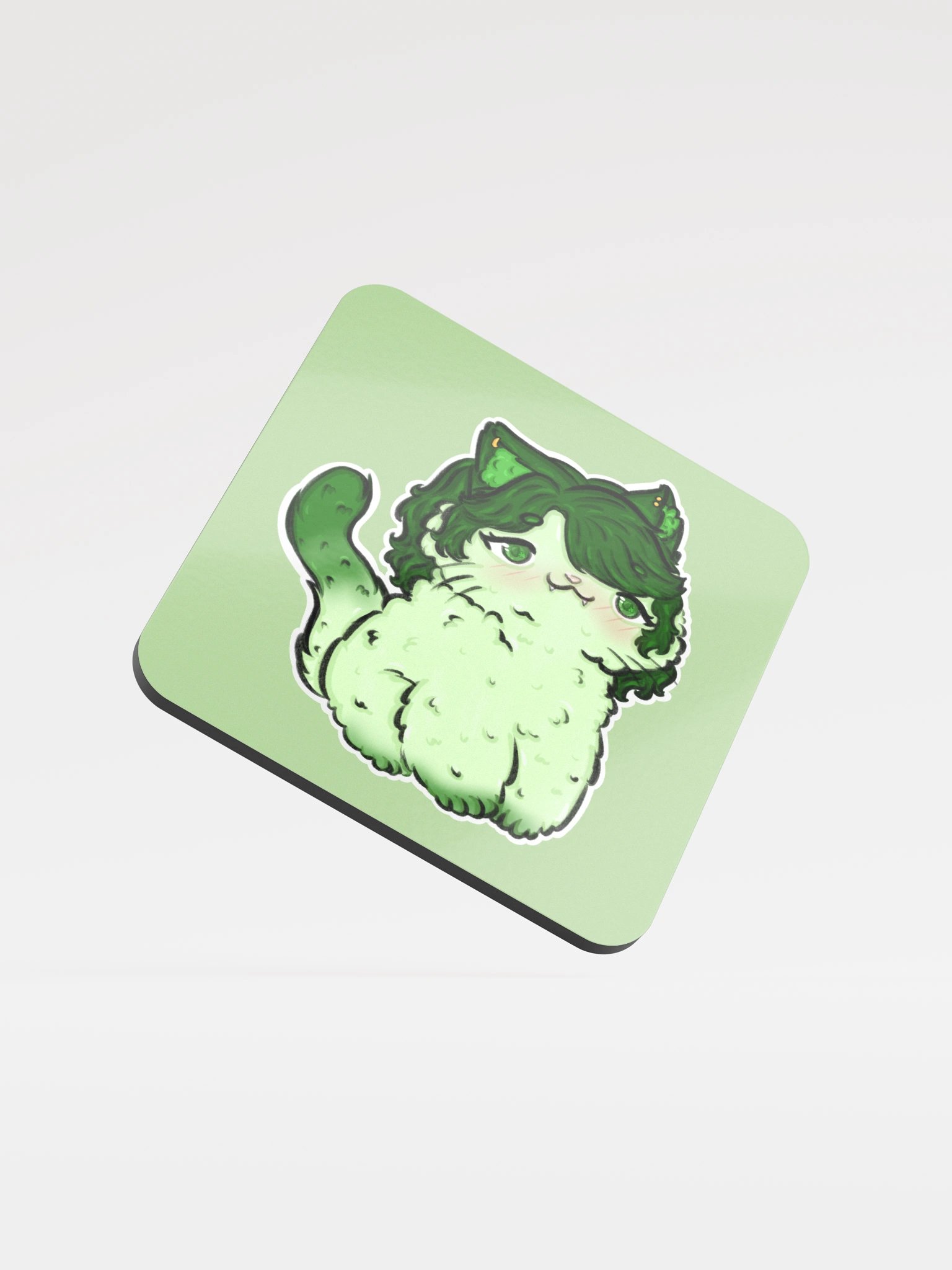 "Catbie Sit" Coaster product image (1)
