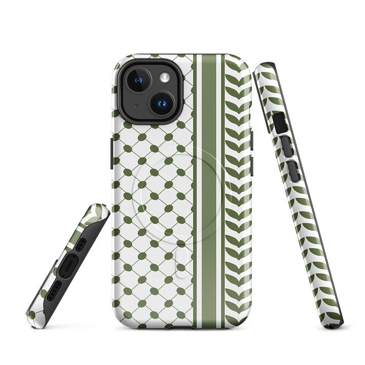 Olive Keffiyeh MagSafe® Case for iPhone® product image (1)