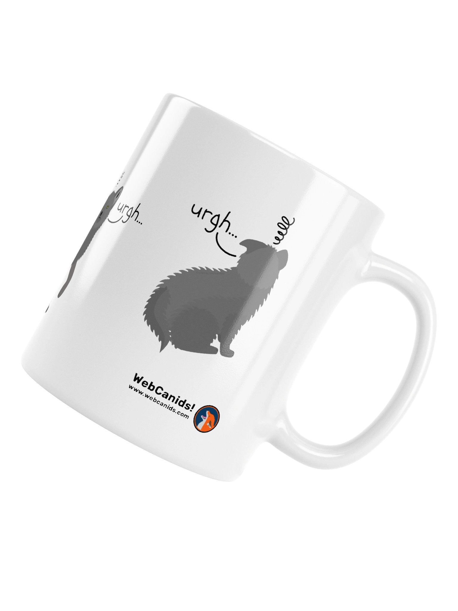 Grumpy Wolf Pup - Silly Art Mug product image (2)