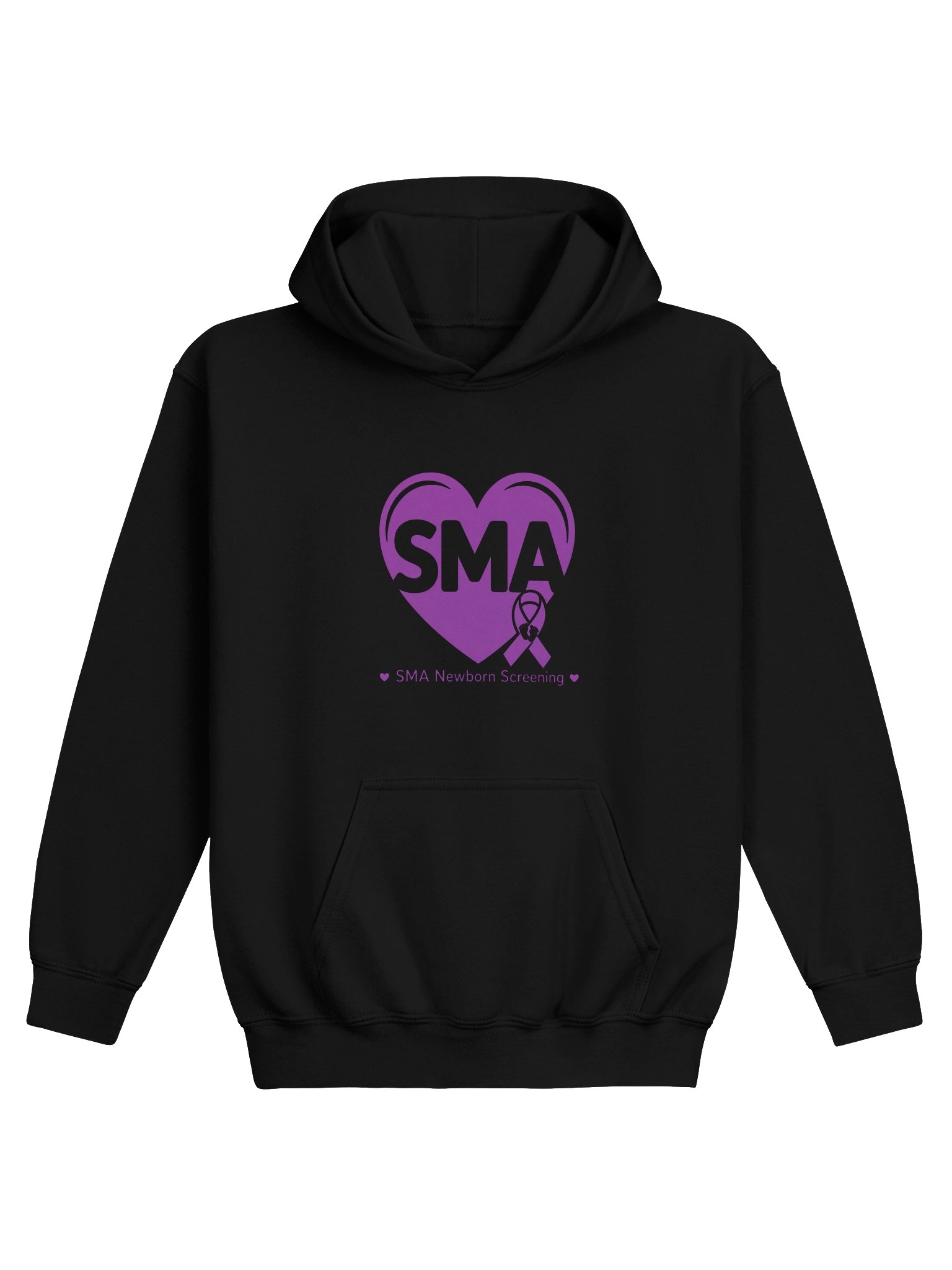 SMA Awareness Youth Hoodie Front and Back product image (1)