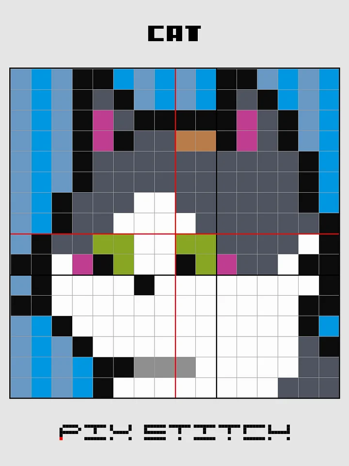 Cat Pixel Art product image (2)