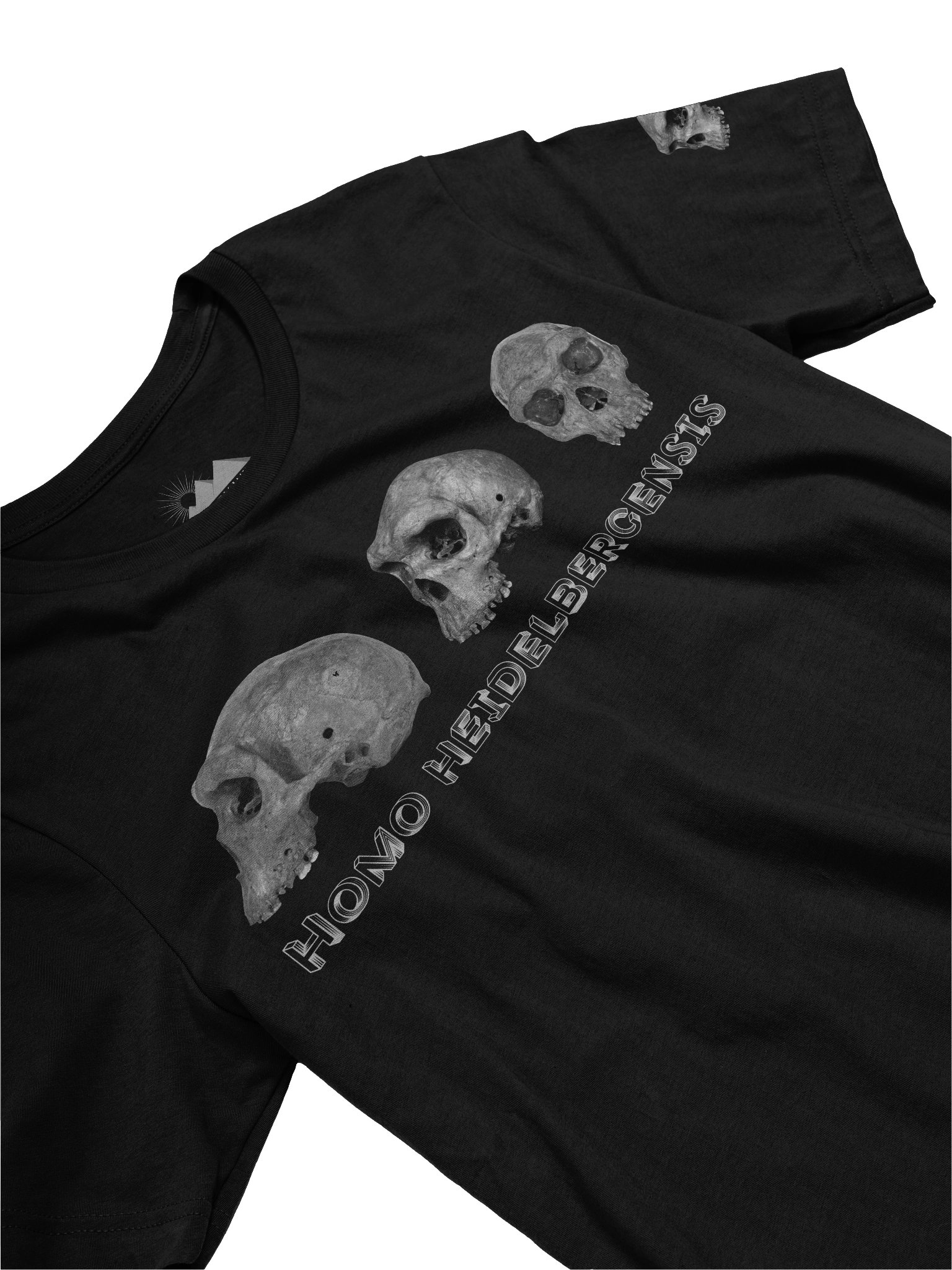 Heidelbergensis Fossil Skull T-Shirt Dark product image (11)