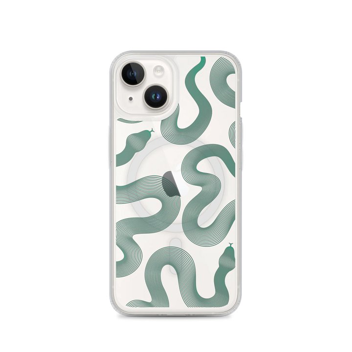 Emerald Rippling Serpentine iPhone Case product image (4)