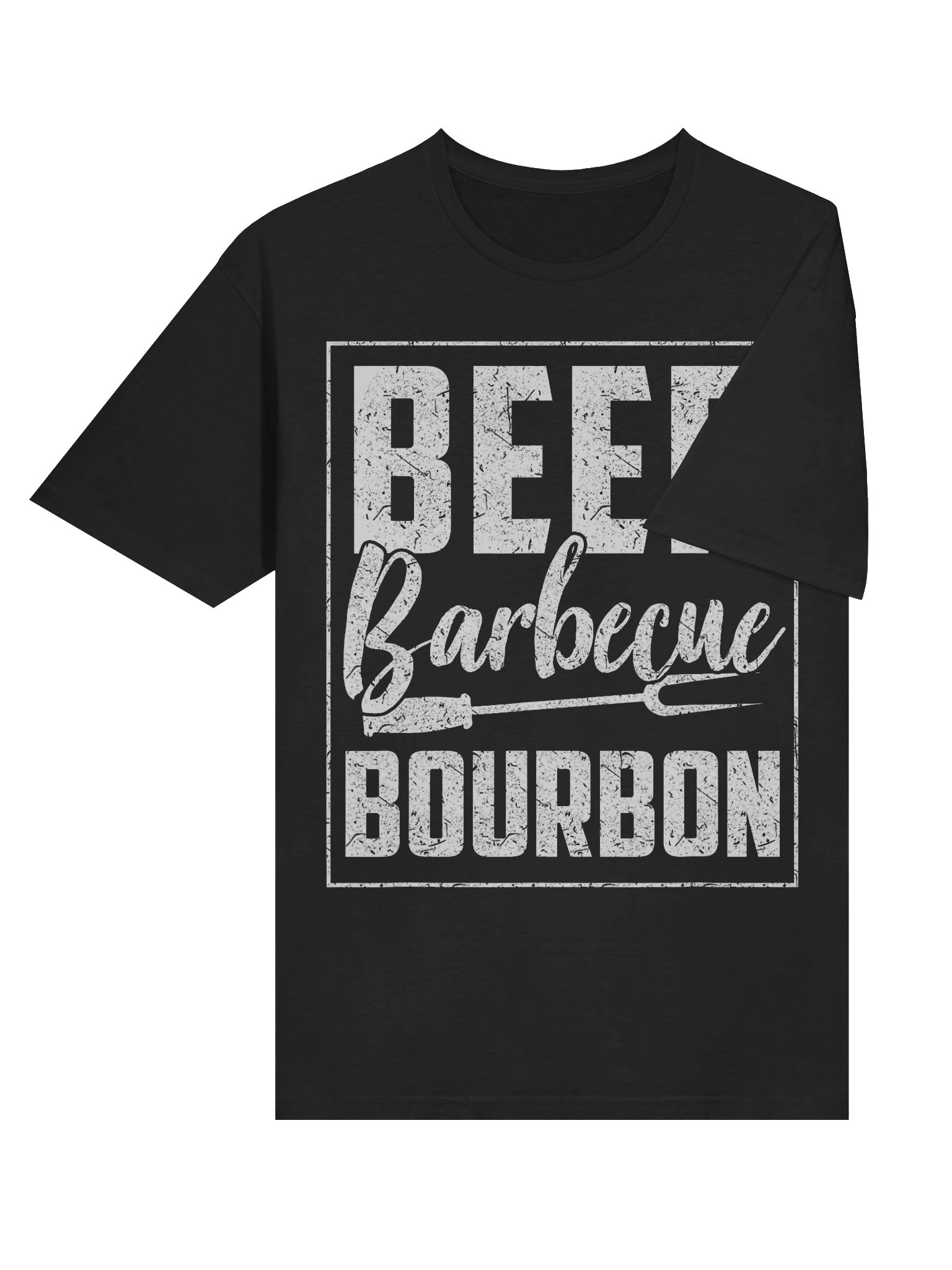 Beer. Barbecue. Bourbon. – Gildan Softstyle Unisex T-Shirt product image (4)