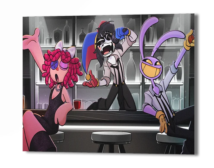 Singing at the Bar Abstraction Poster product image (1)