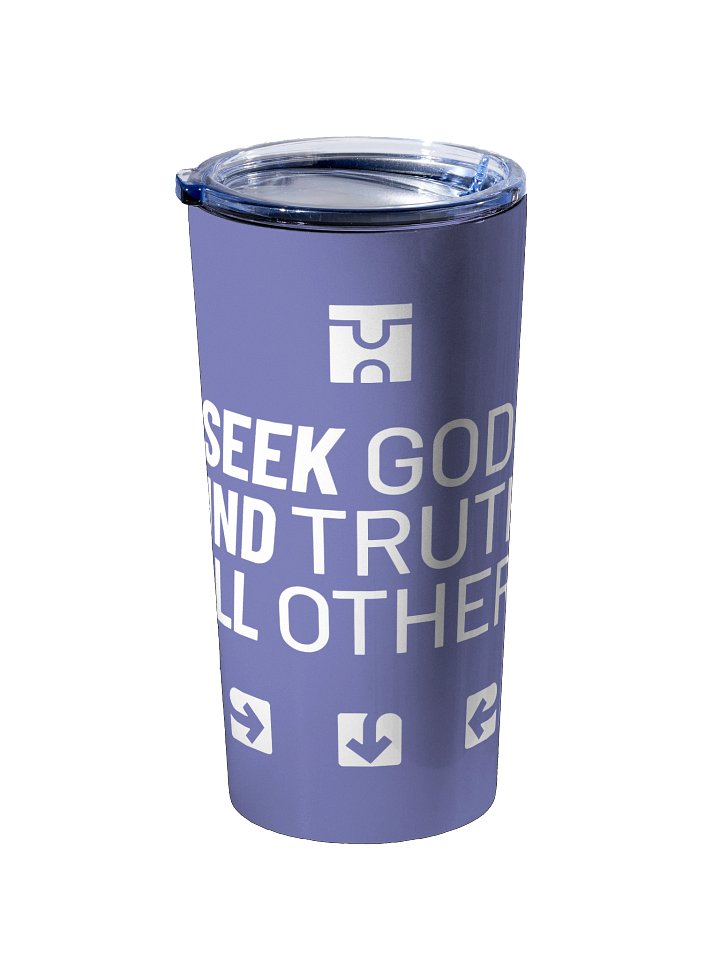 SEEK GOD. FIND TRUTH. TELL OTHERS. Travel Mug Purple product image (2)