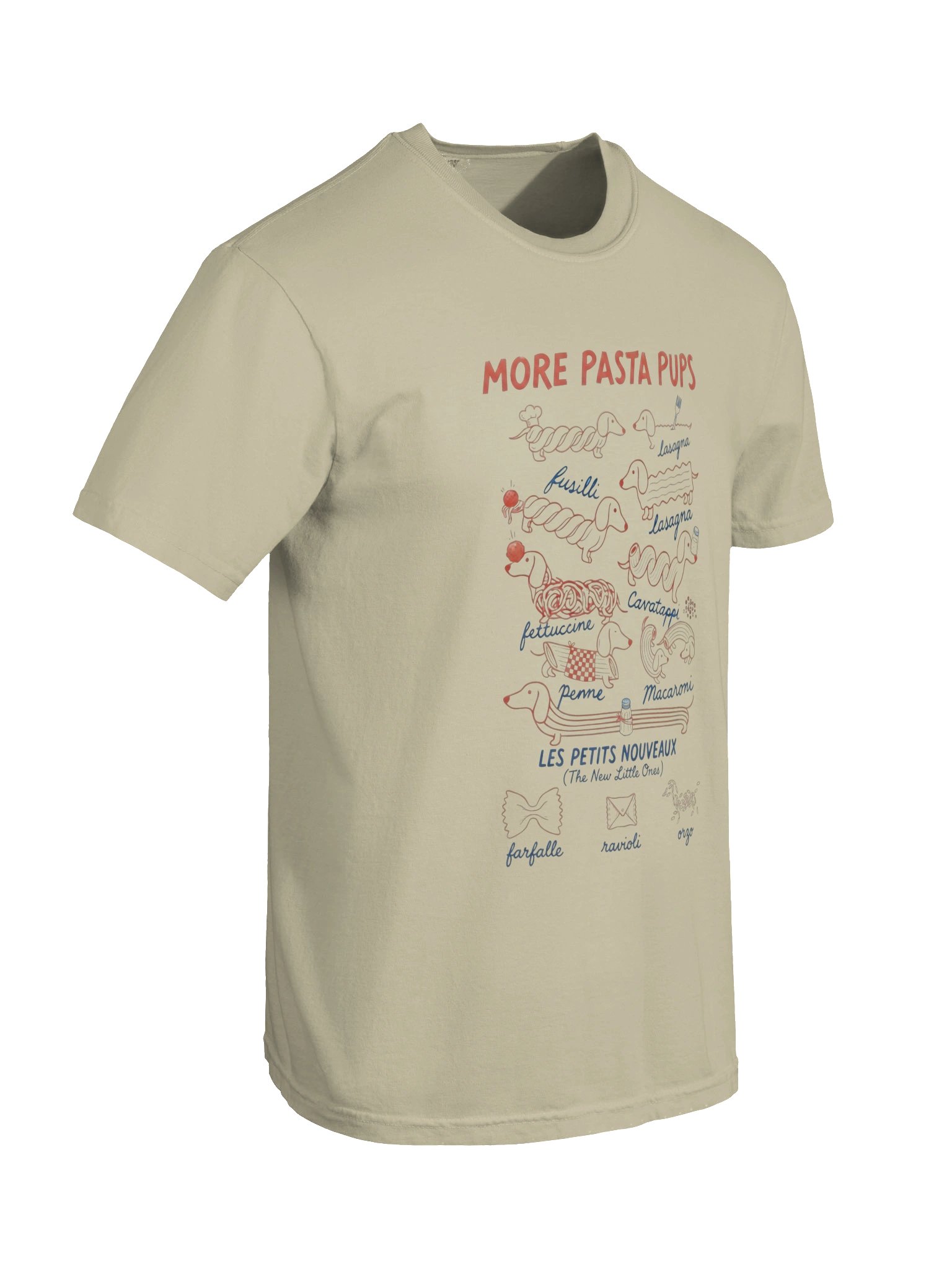 Comfort Colors Pasta Pups Shirt, Lustiges Dackel Spagetti Shirt, Italienisches Feinschmecker Geschenk product image (78)
