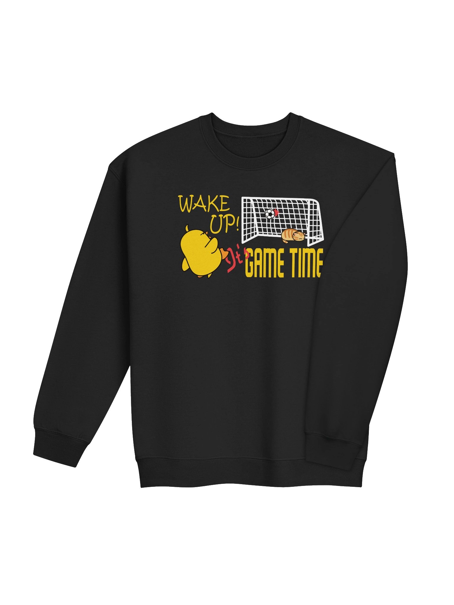 Soccer Cat (WAKE UP, It's GAME TIME) - Unisex Adult Sweatshirt product image (6)