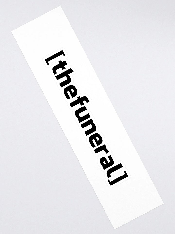 The Funeral Sticker product image (2)