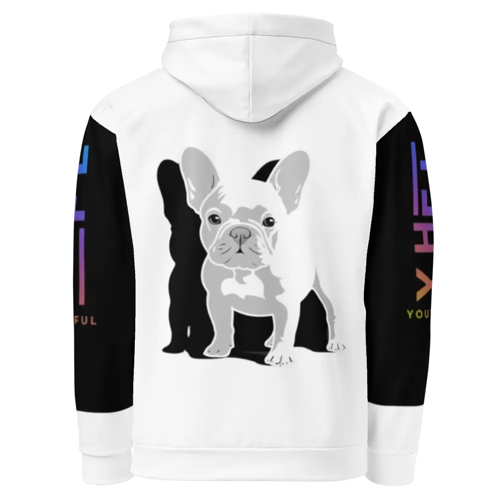French Bulldog Vibes Unisex Hoodie product image (7)