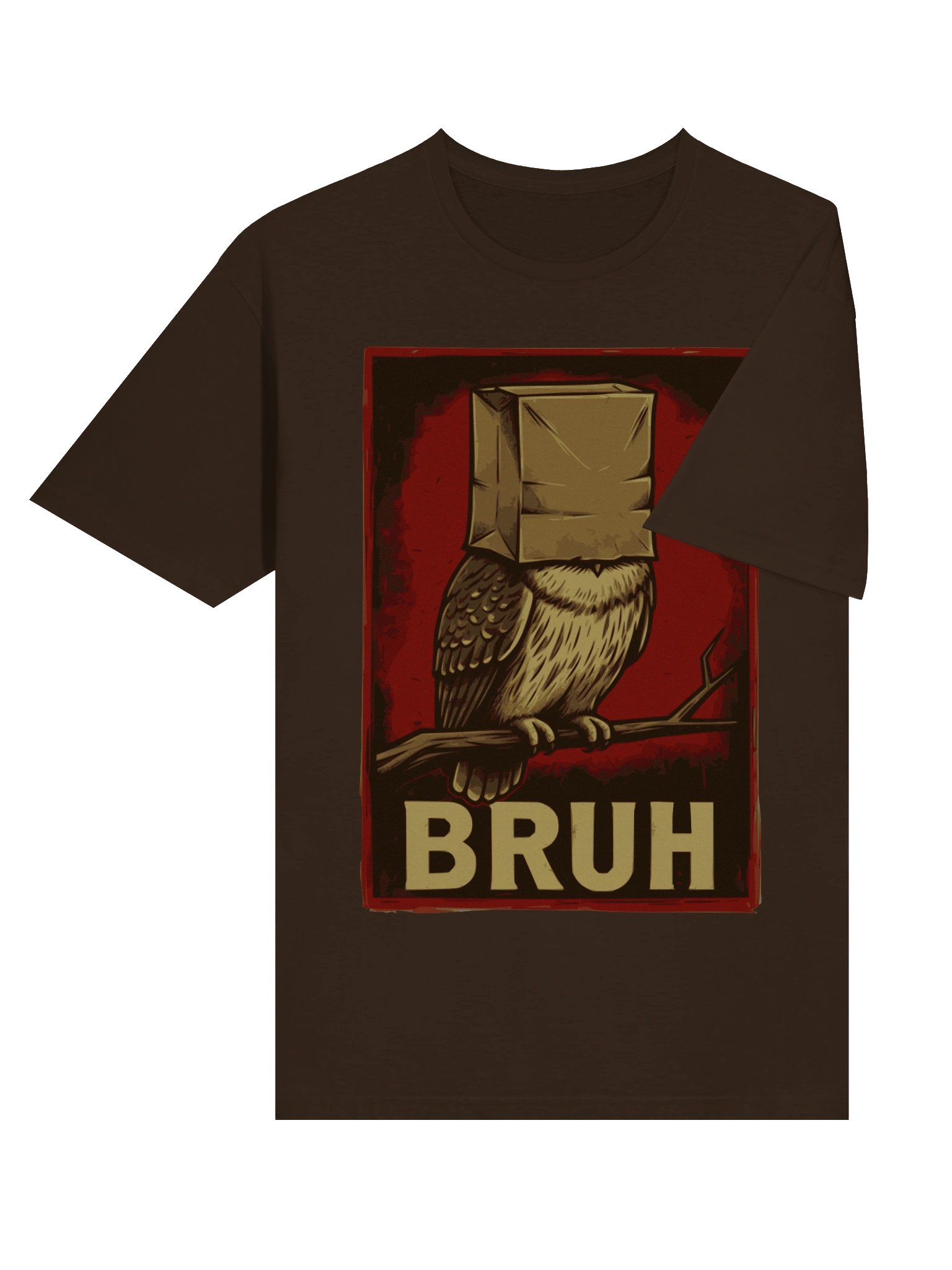 Funny BRUH OWL Unisex T-Shirt product image (4)