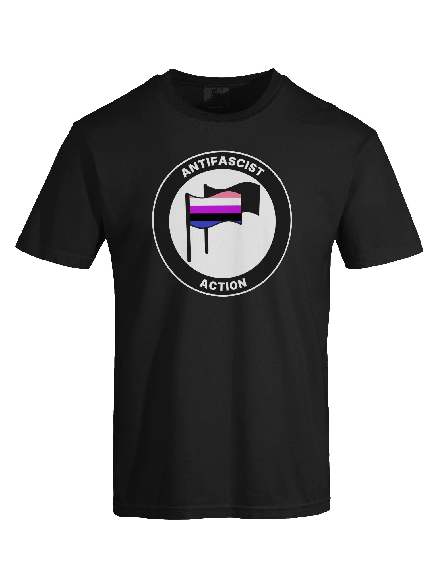 Antifa / Genderfluid Pride T-Shirt product image (9)