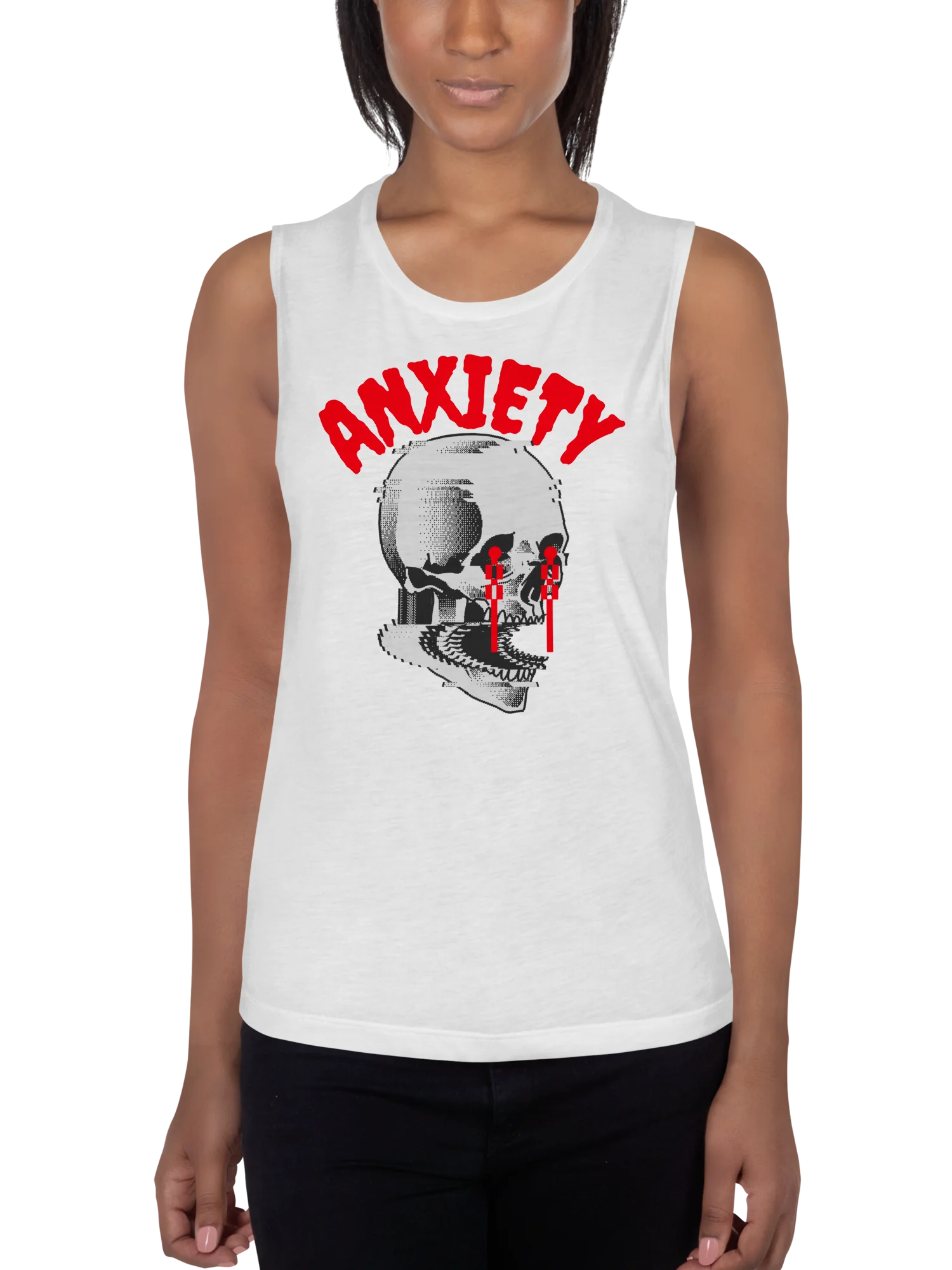 Anxiety flowy tank top product image (1)