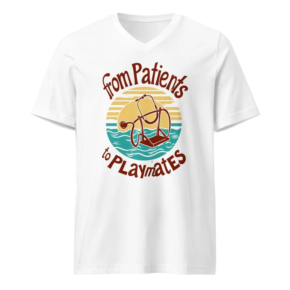 medical moms, dads, Stethoscope Swing Kids V-Neck Tee product image (1)