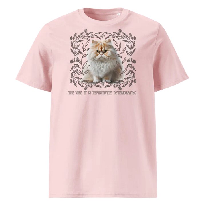 KC, The Vibe Is Deteriorating (floofy cat), Tee product image (1)