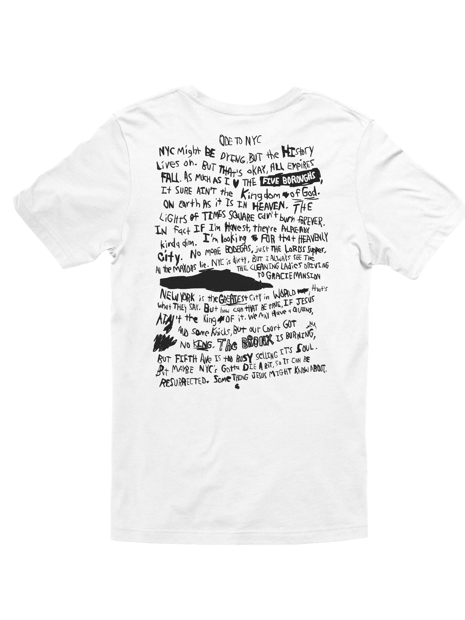 New York Graphic Tee(Back Design) product image (2)