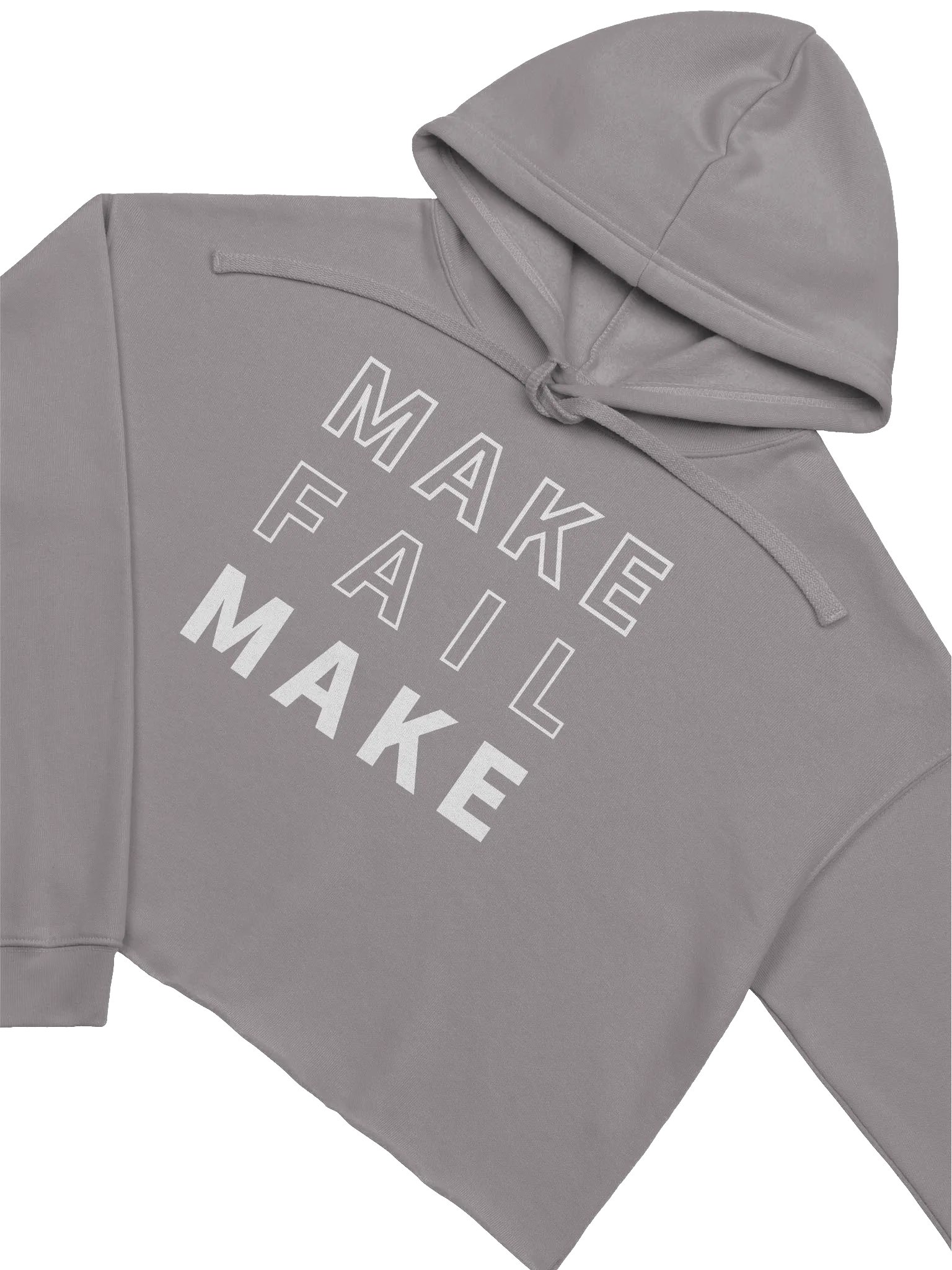 Make / Fail Women's Cropped Hoodie product image (4)