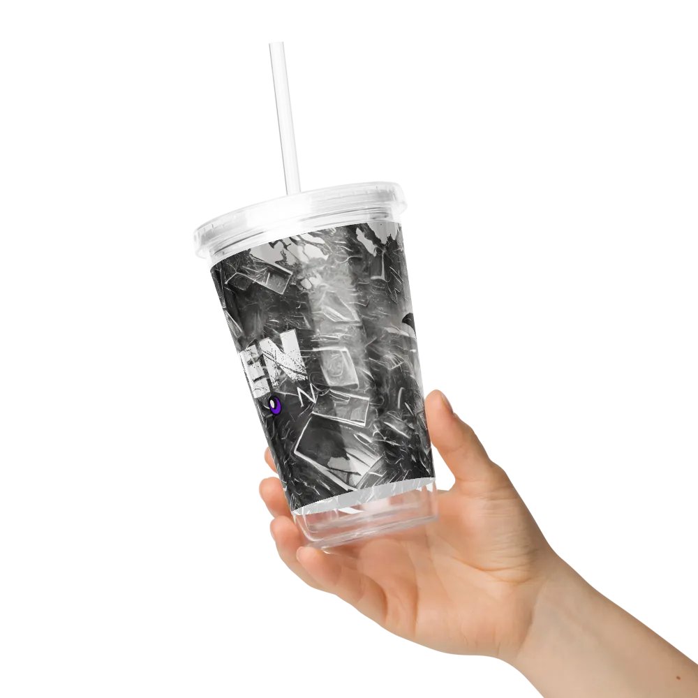 Raven Fiction Double Wall Clear Plastic Tumbler (16 oz) product image (6)