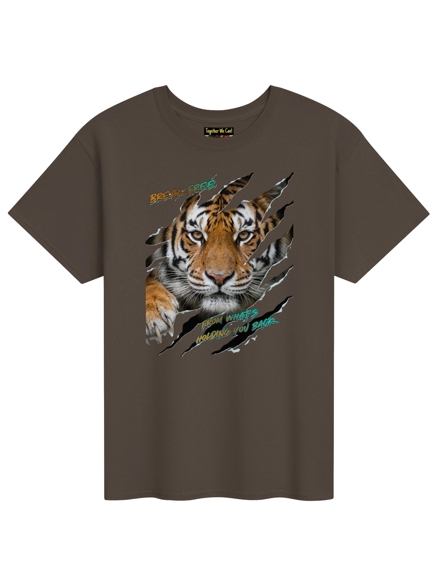 Mind Matter - Break Free - Tiger Graphic Gildan heavyweight t-shirt product image (21)