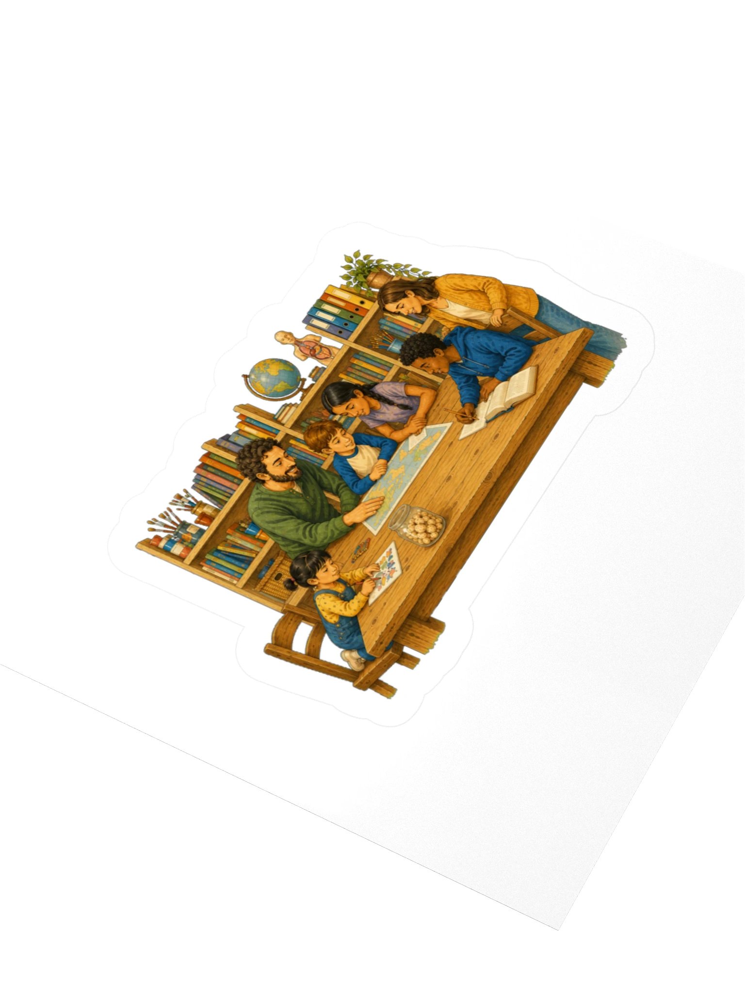 Our Common Table — Table Scene Sticker product image (3)