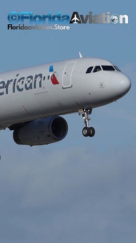 Airbus A321 American Airlines Aircraft Closeup Landing at Fort Lauderdale-Hollywood International Airport KFLL - Plane Spotti...