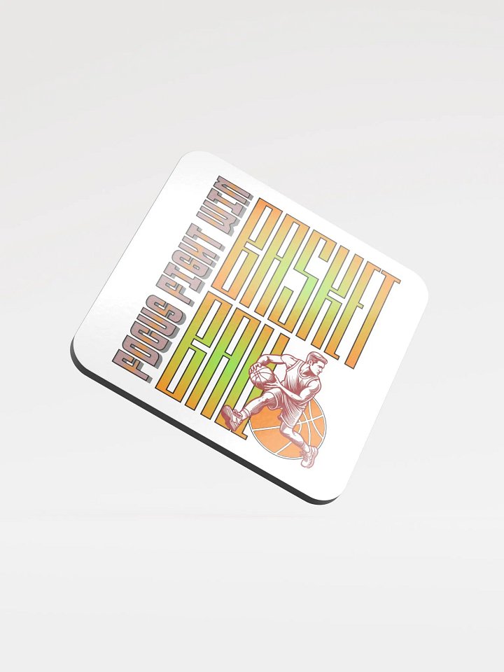Focus Fight Win Basketball Coaster Set product image (2)