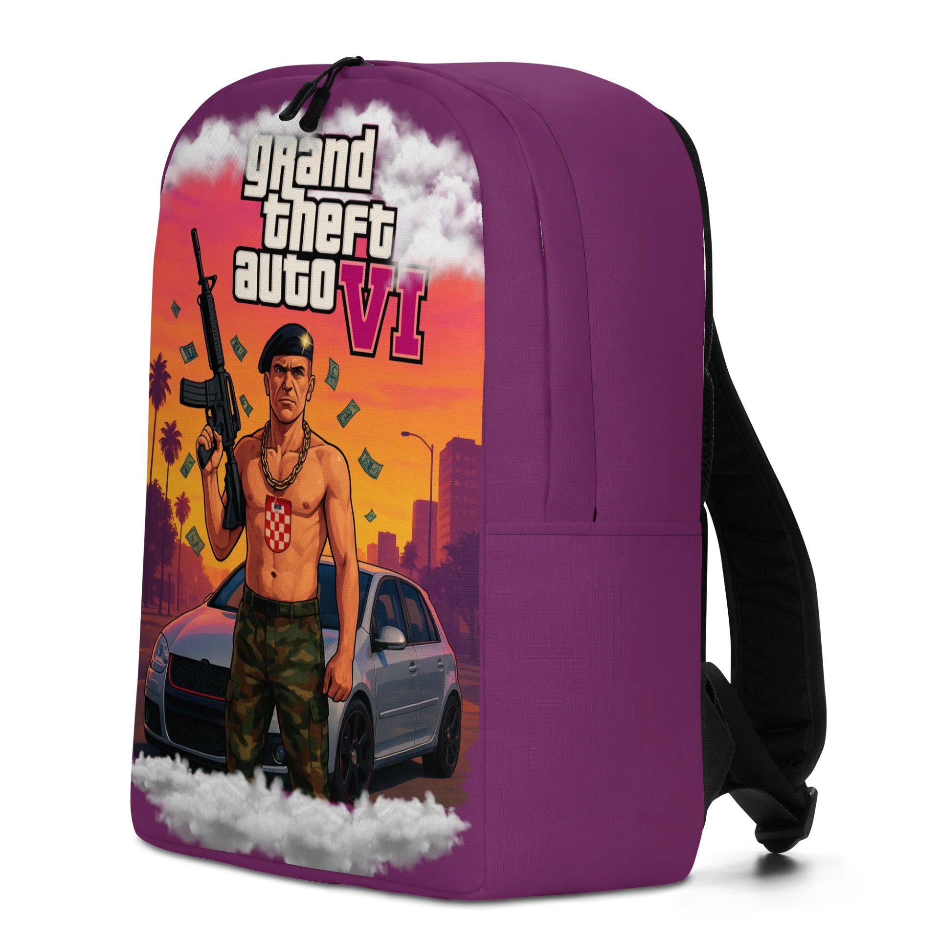 Urban Warfare All-Over Print Backpack product image (2)
