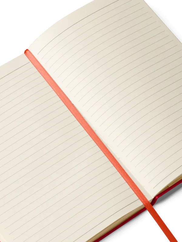 Ribbon Bow Hardcover Bound Lined Notebook product image (3)