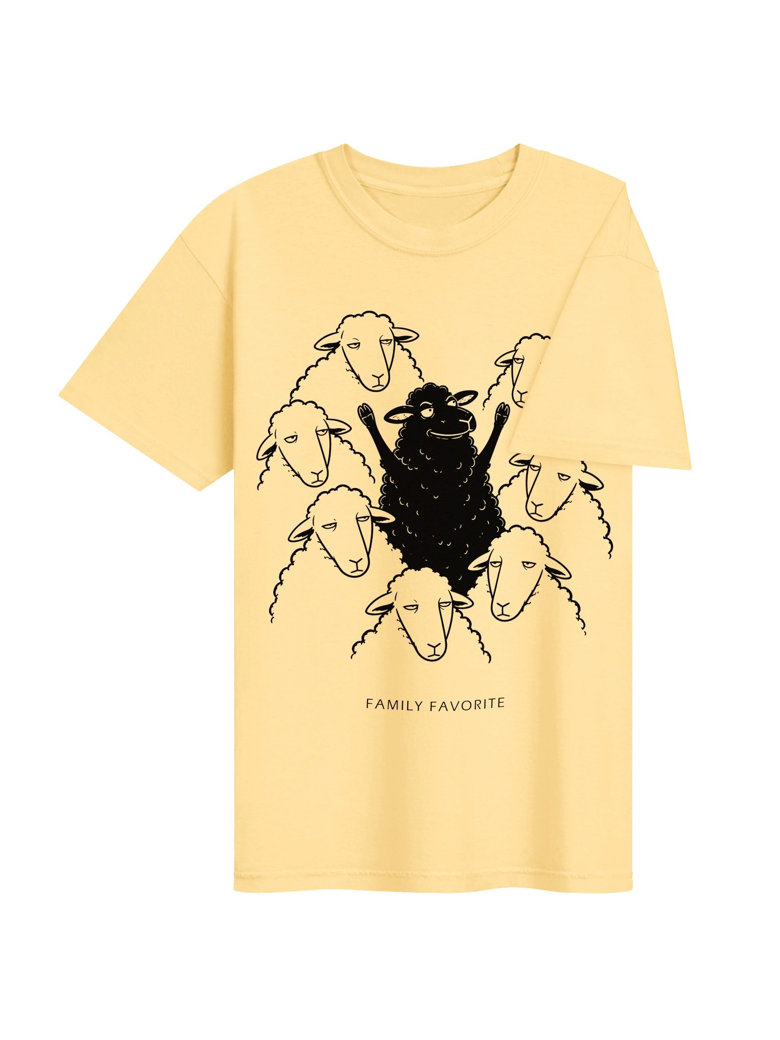 Family Favorite Black Sheep Heavyweight Graphic Tee product image (4)