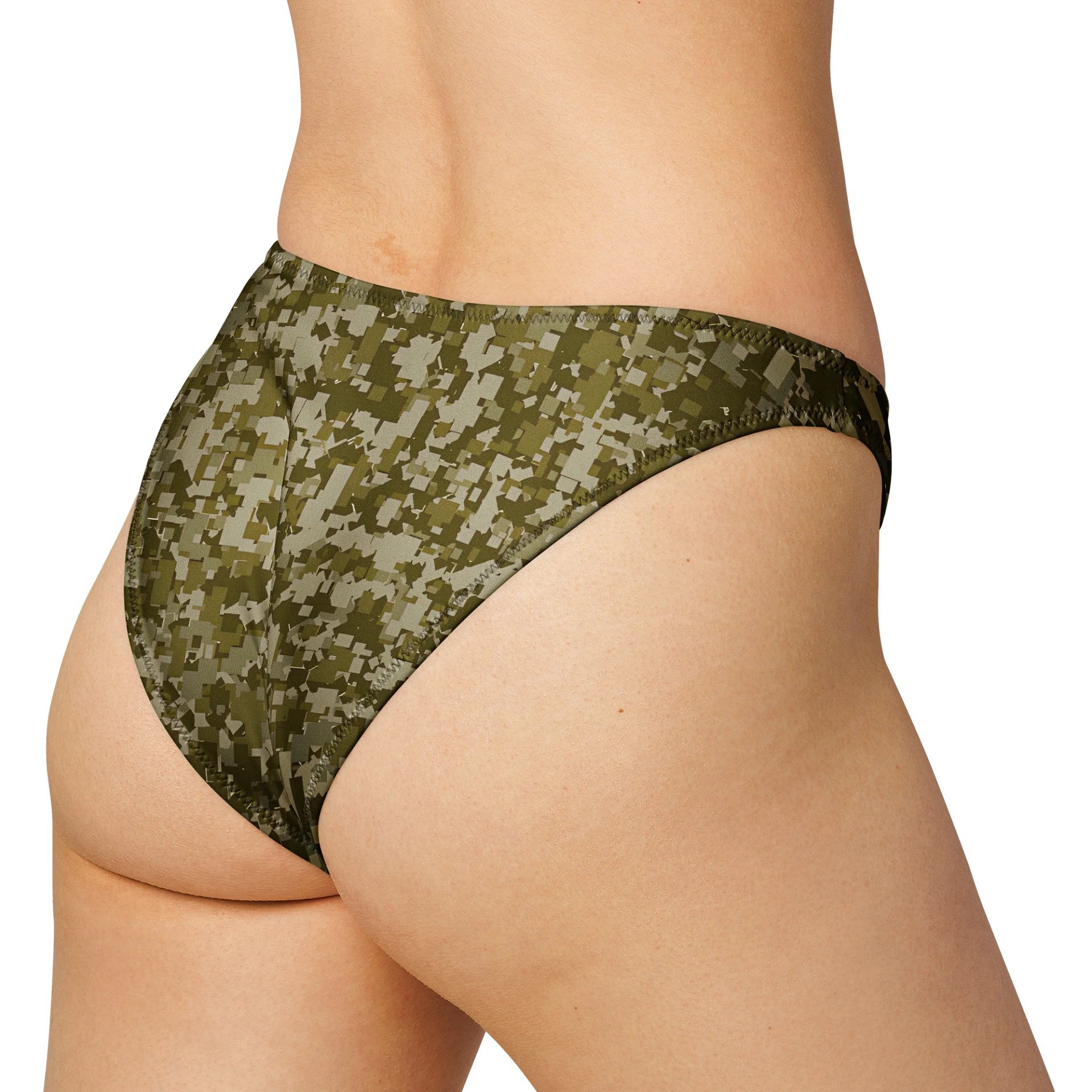 Eco-Chic Camo V-Cut Bikini Bottom product image (1)