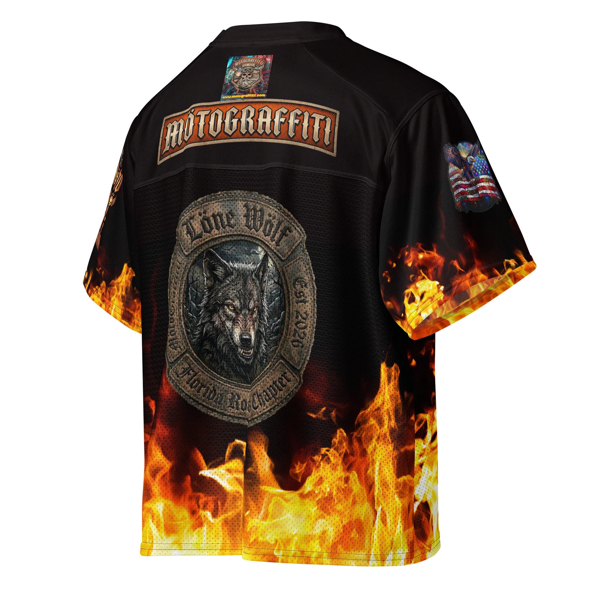 MötoGraffitti Löne Wölf Football Jersey product image (4)