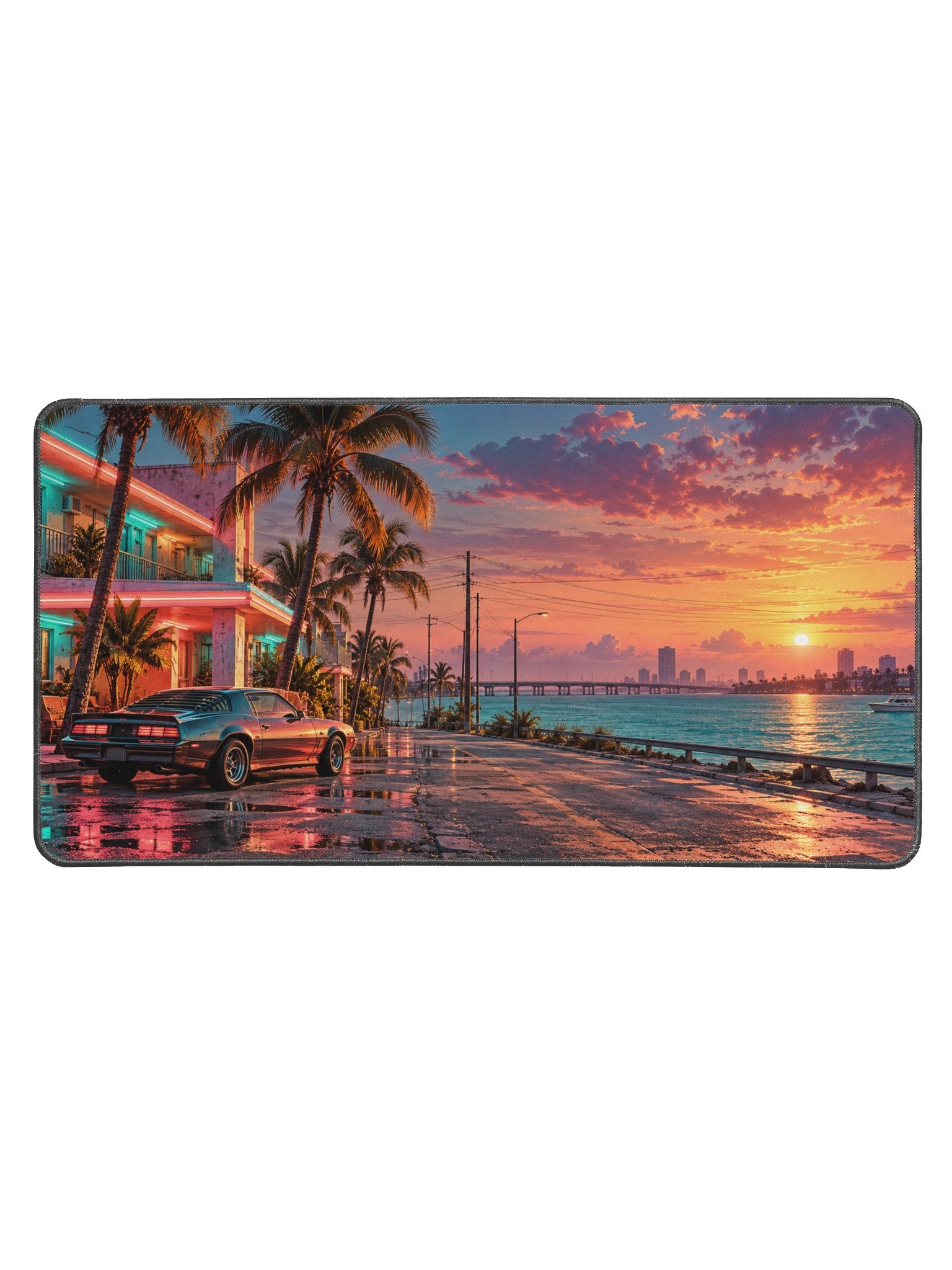 Heatwave Strip — Desk Mat product image (1)