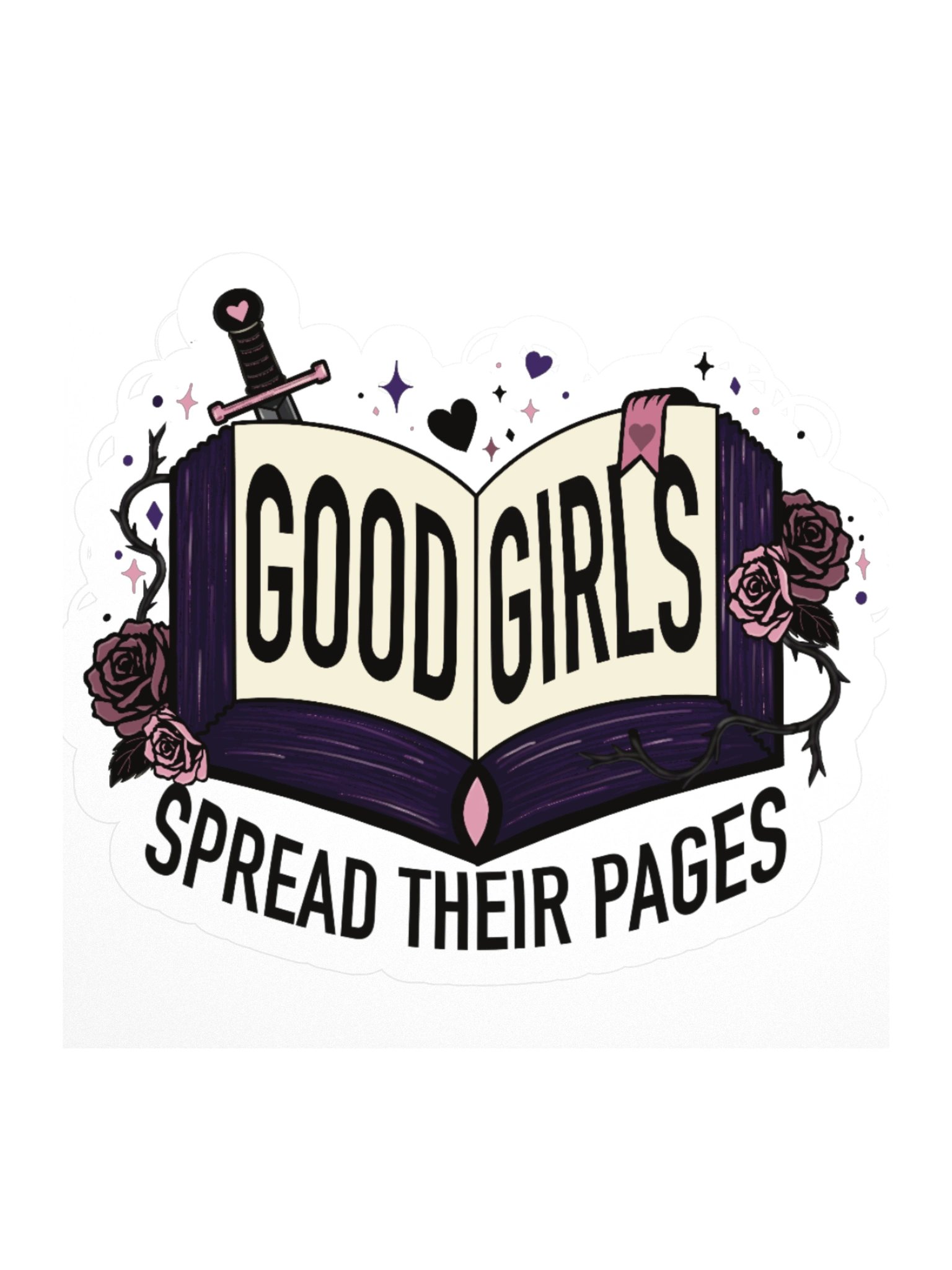 Good Girls Spread Their Pages (Sticker) product image (1)