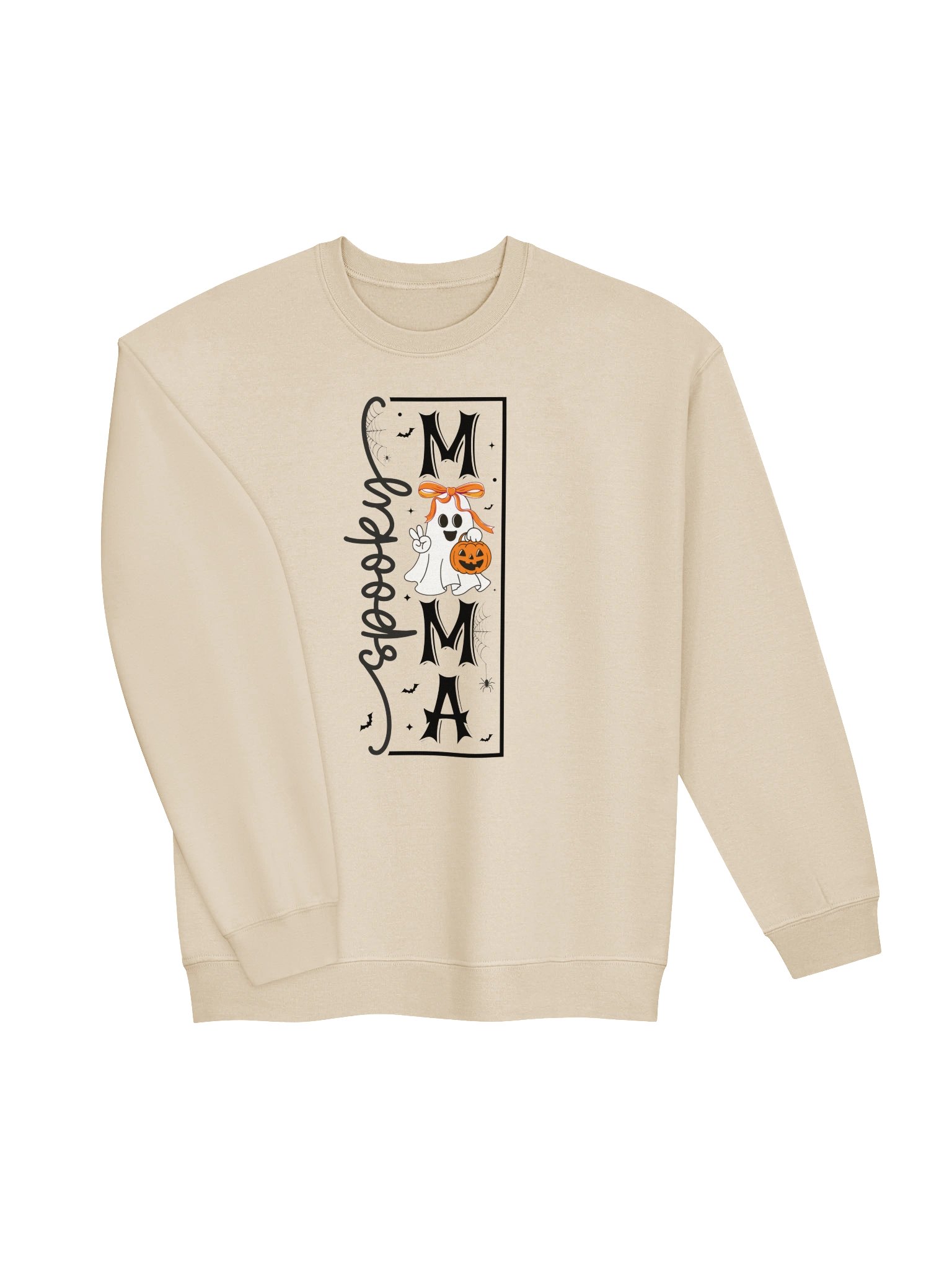 👻 Spooky Mama Halloween Crewneck Sweatshirt | Cute Ghost Mom Pullover 🎃 product image (15)