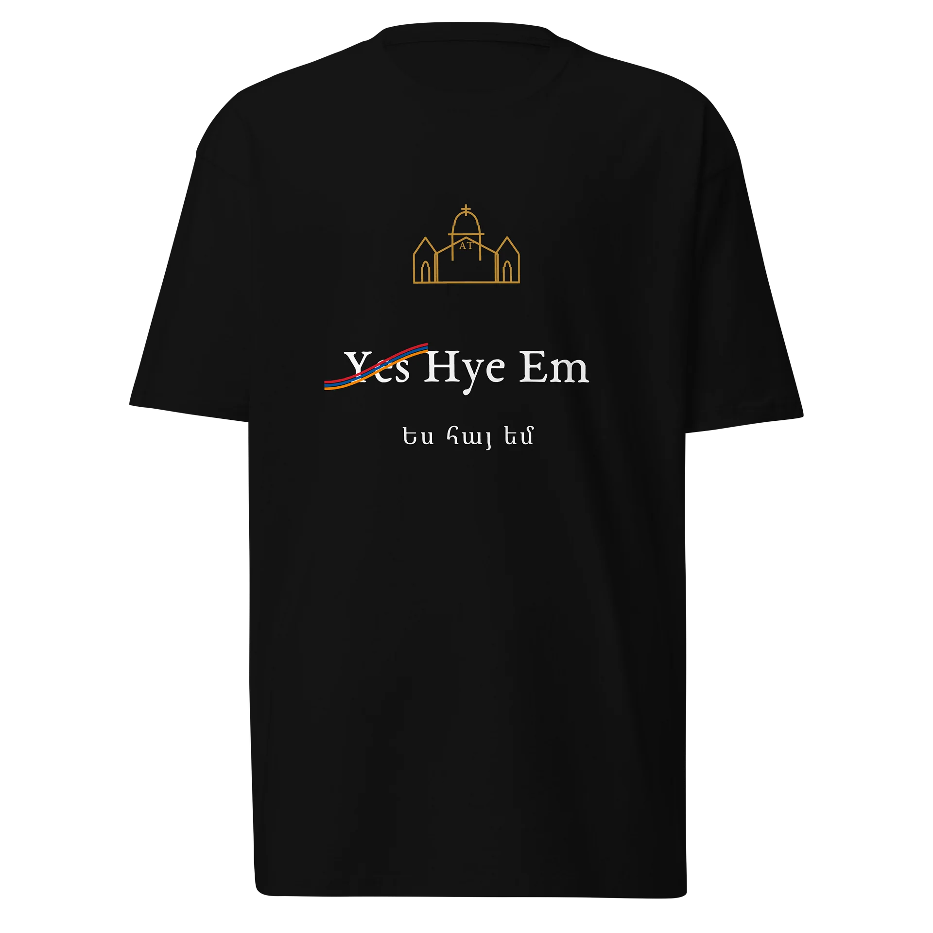 Yes Hye Em Classic Black Tee product image (1)