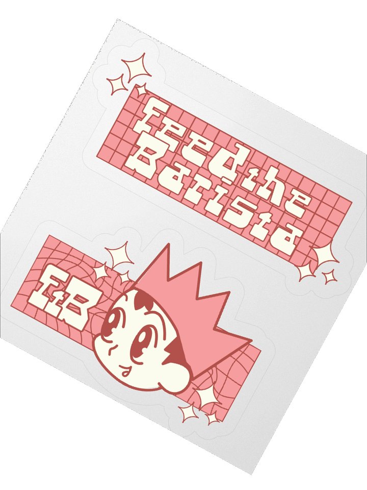 Feed the Barista sticker sheet 3 product image (4)
