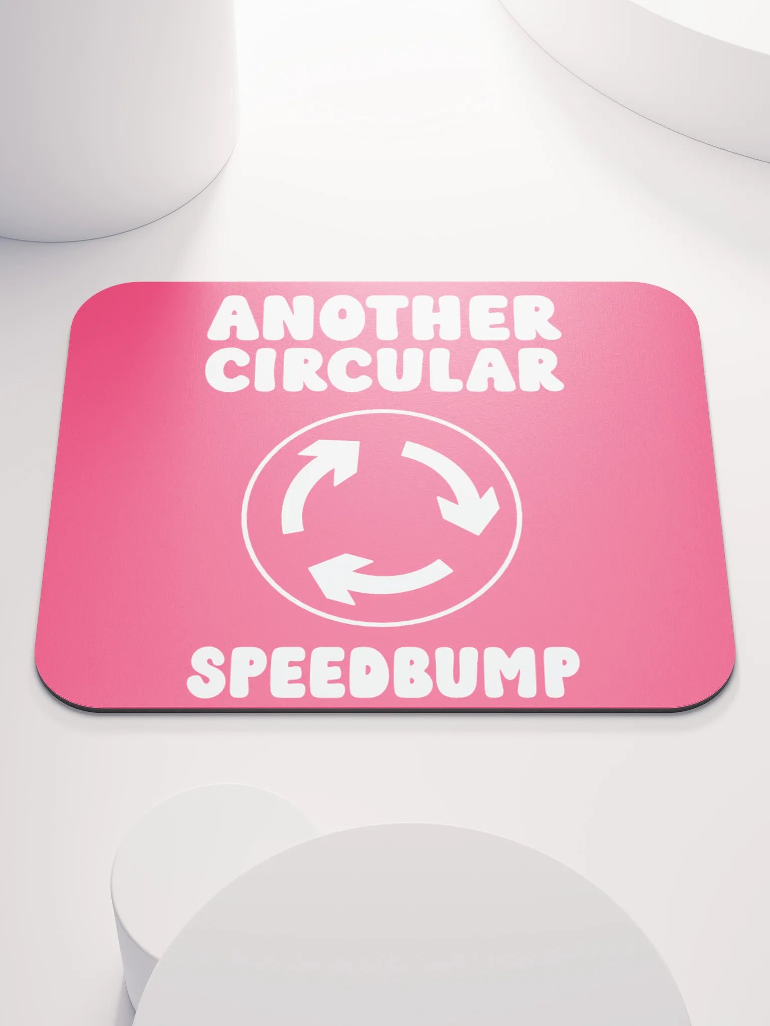 Mouse Mat: "Another Circular Speedbump" product image (1)