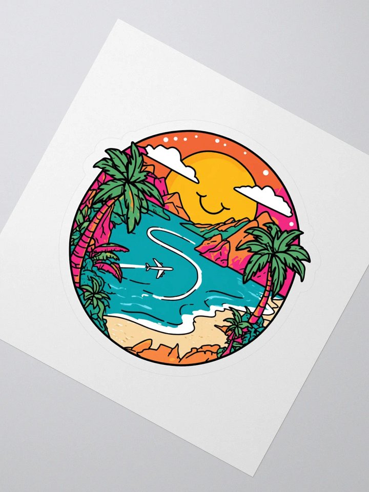 Kiss Cut Stickers | AI Design Travel Icon product image (2)