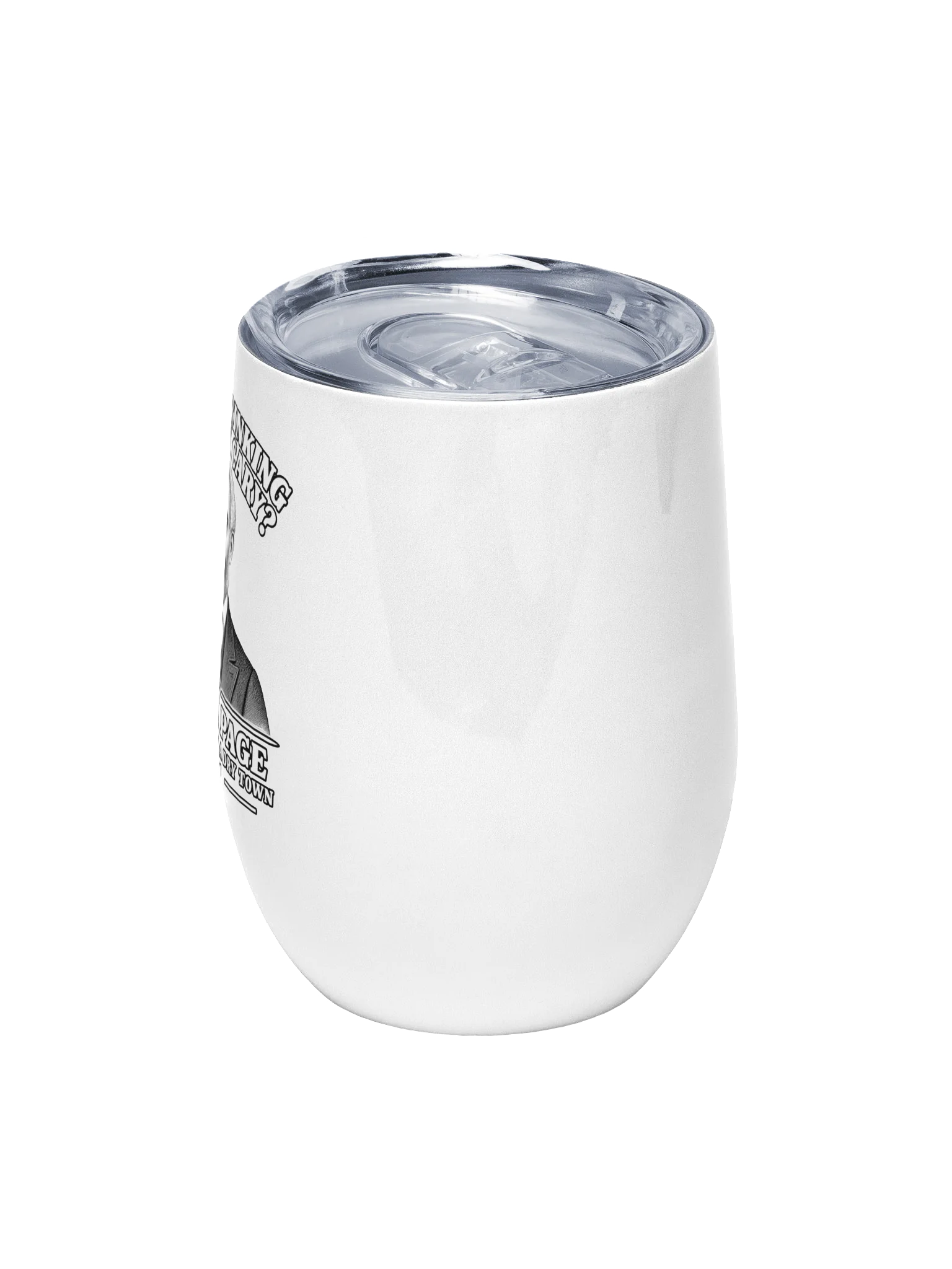 "You're Drinking What In Cary?" 12 oz. Wine Tumbler product image (5)
