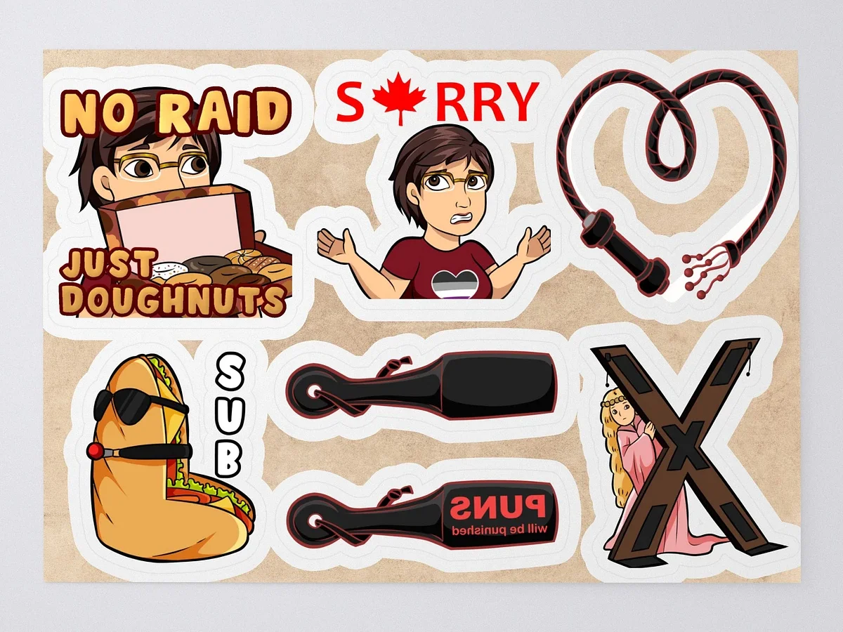 Commissioned Emotes sticker set 🇦🇺 🇨🇦 🇪🇺 🇺🇸 product image (1)