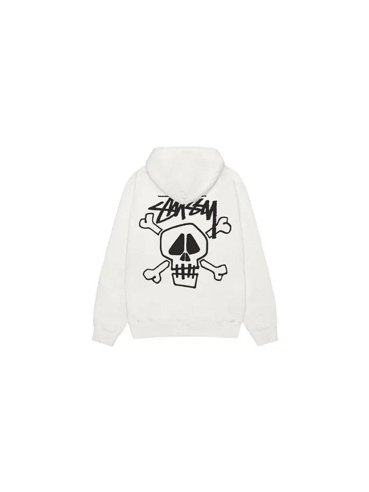 SKULL & BONES HOODIE PIGMENT DYED product image (1)