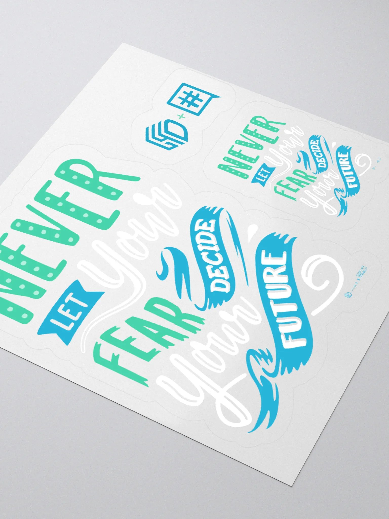 Never Let Your Fear Decide Your Future Stickers product image (9)