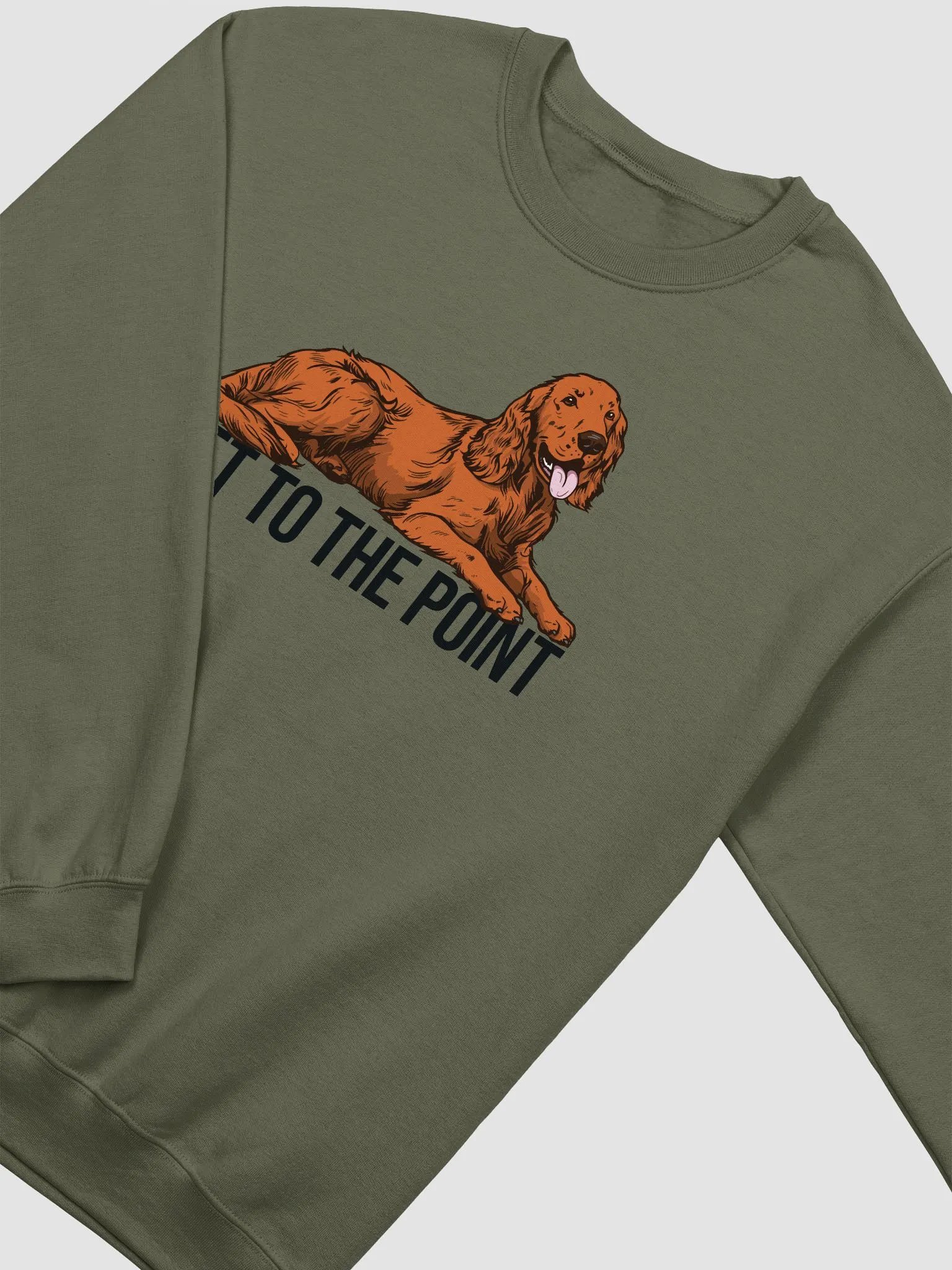 Get to the Point Sweatshirt of an Irish Setter | Funny Shirt for Irish Setter Paw-rents product image (4)