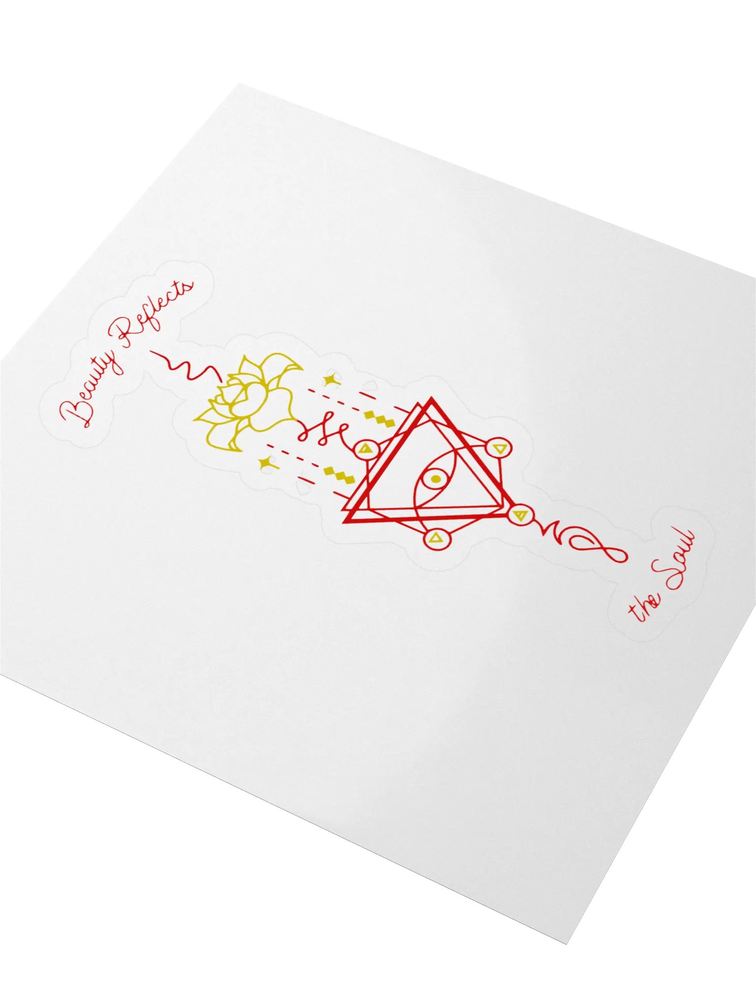 Beauty Reflects the Soul Emblem Kiss Cut Stickers product image (2)