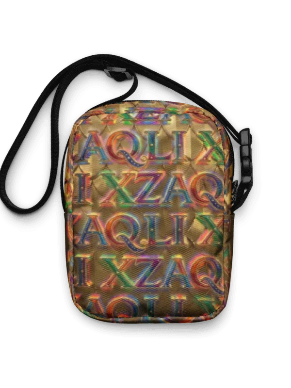 XZAQLI Liquid Gold Monogram Utility Crossbody Bag product image (1)