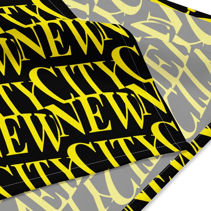 NEW CITY Black n Yellow Bandana product image (4)