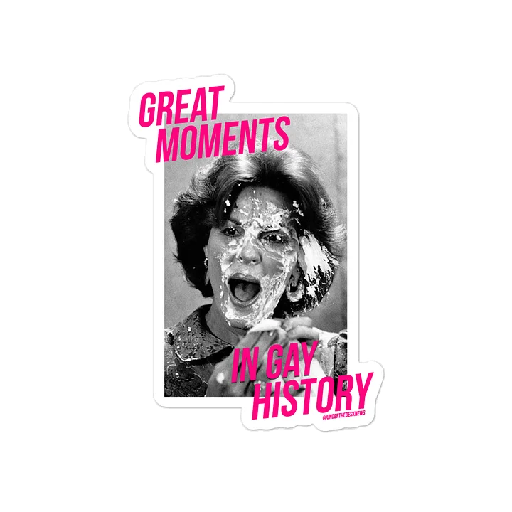 FUTILE DEVICE: GREAT MOMENTS IN GAY HISTORY (STICKER) product image (2)