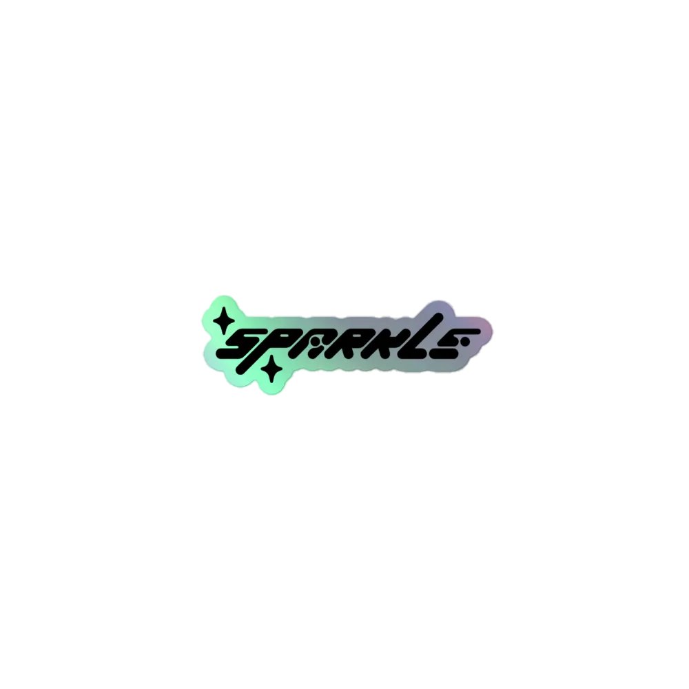 sparkle sticker - holographic product image (1)