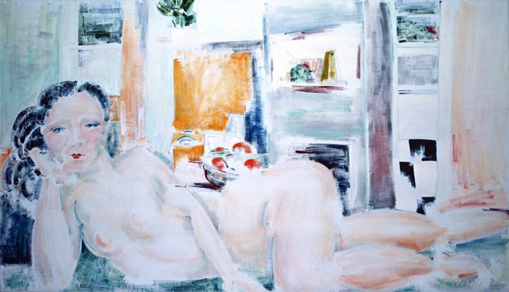 The Writer's Voice (1985) on canvas (30" x 60") product image (1)