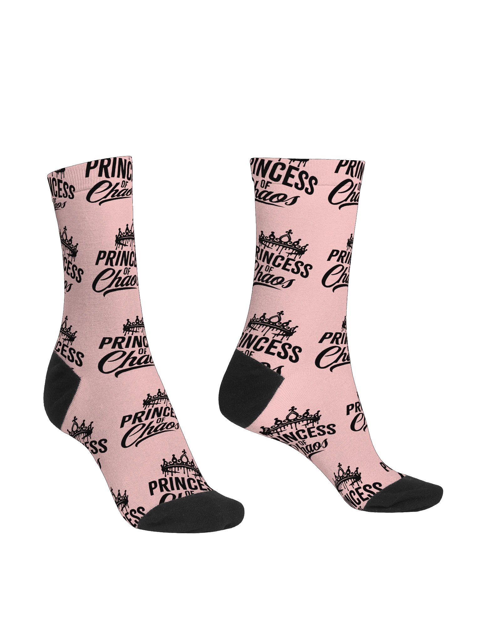 Princess of Chaos Tiara Pink Socks product image (3)